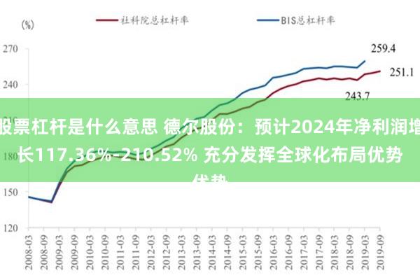 股票杠杆是什么意思 德尔股份：预计2024年净利润增长117.36%-210.52% 充分发挥全球化布局优势